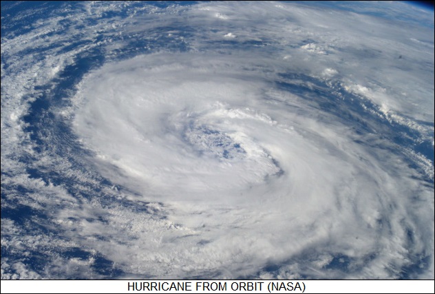 hurricane from orbit