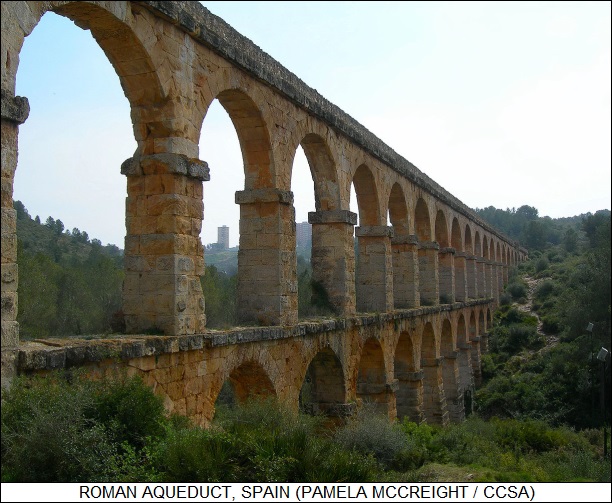 Roman aqueduct, Spain