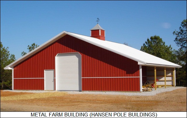 metal farm building