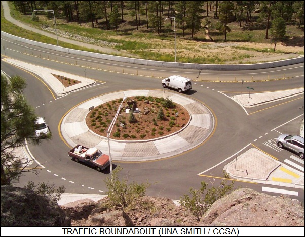 traffic roundabout