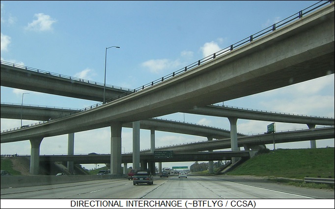 freeway directional interchange