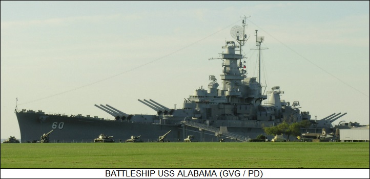 battleship USS ALABAMA