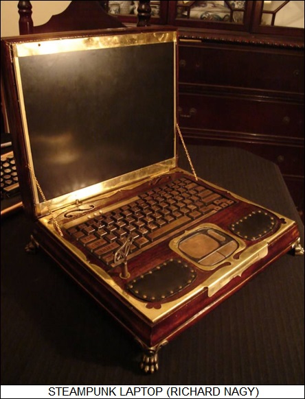 Datamancer steampunk laptop