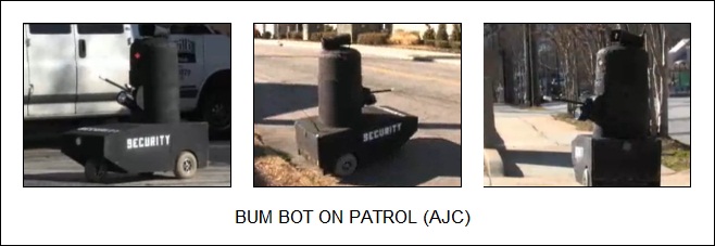 Bum Bot on patrol