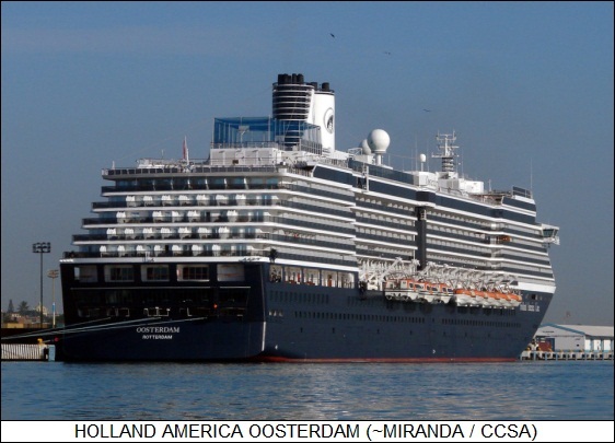 Holland America OOSTERDAM cruise liner