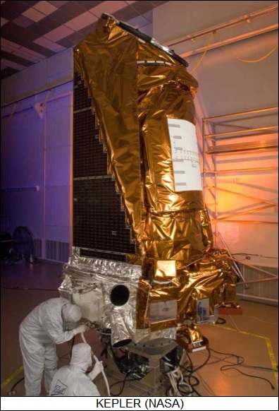 Kepler astronomy satellite