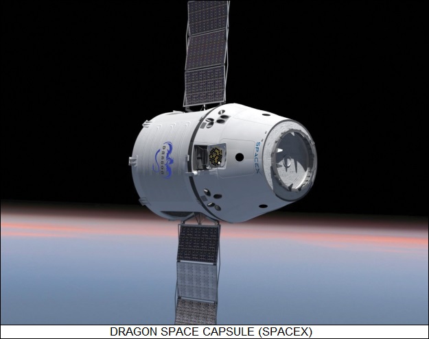 SpaceX Dragon space capsule
