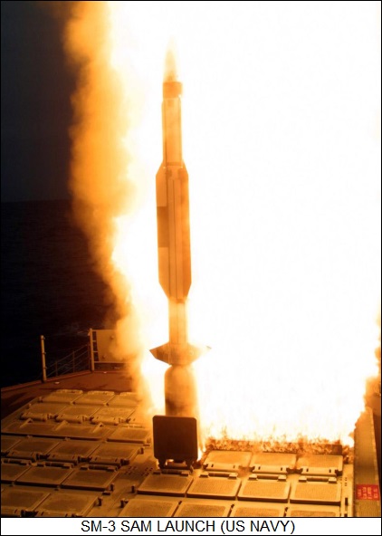 SM-3 SAM launch