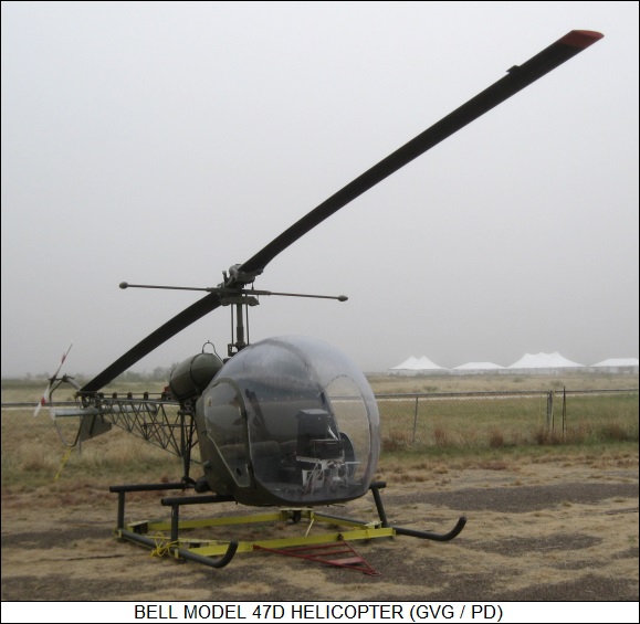 Bell Model 47D helicopter
