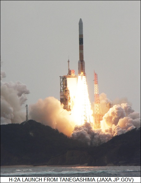 H-2A launch from Tanegashima