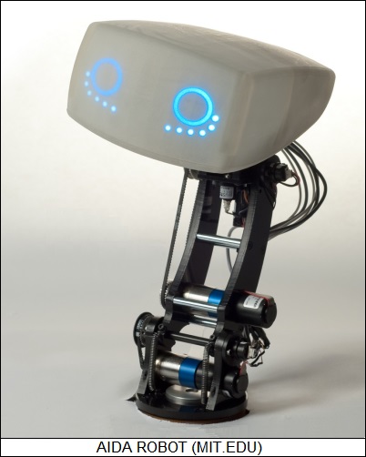 AIDA dashboard robot
