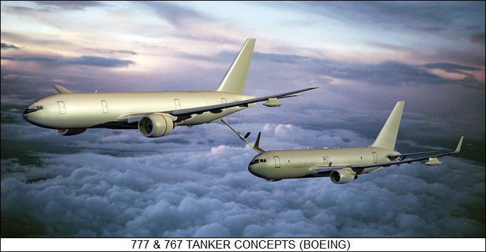 777 & 767 tanker concepts