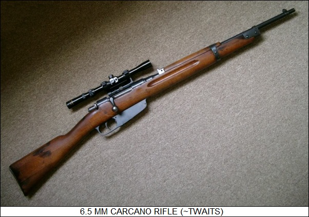 6.5 millimeter Carcano rifle