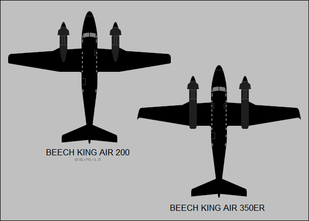 King Air Model 200 versus Model 350ER