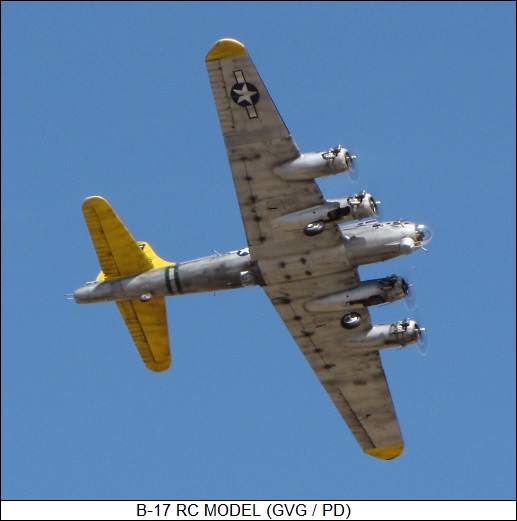 B-17 RC model