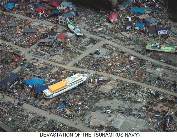 devastation of the tsunami