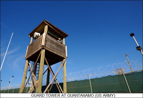 guard tower at Guantanamo
