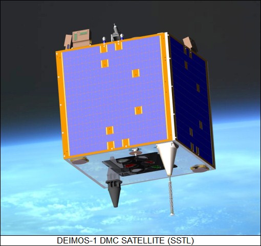 Spanish DEIMOS-1 DMC satellite