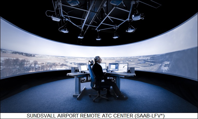 Sundsvall Airport remote ATC center