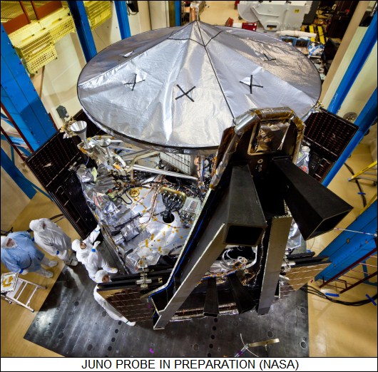 Juno in launch prep