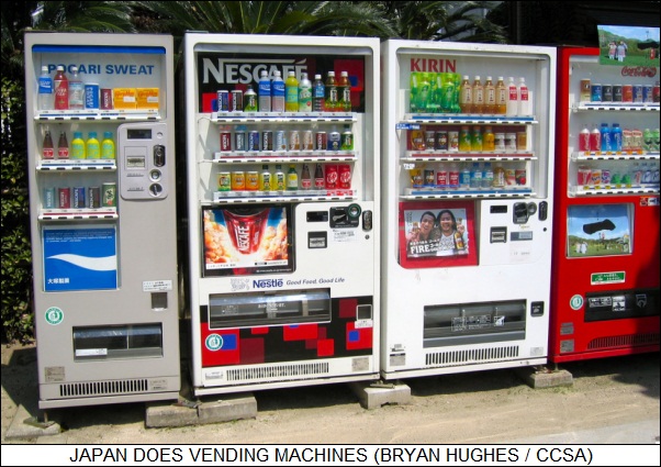 Japan does vending machines