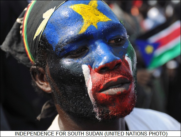 independence for South Sudan