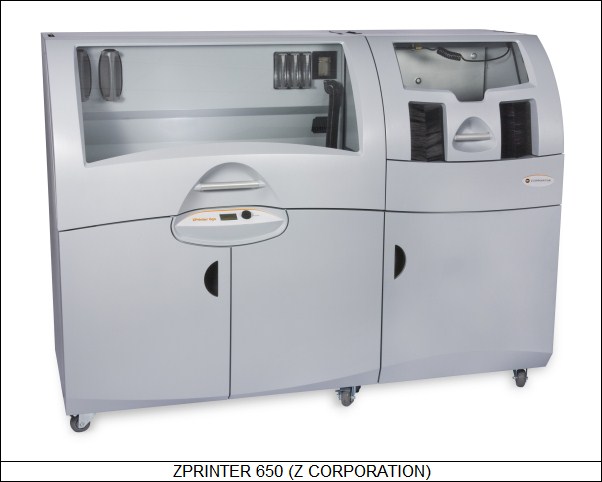 Z Corporation Zprint 650 3D printer