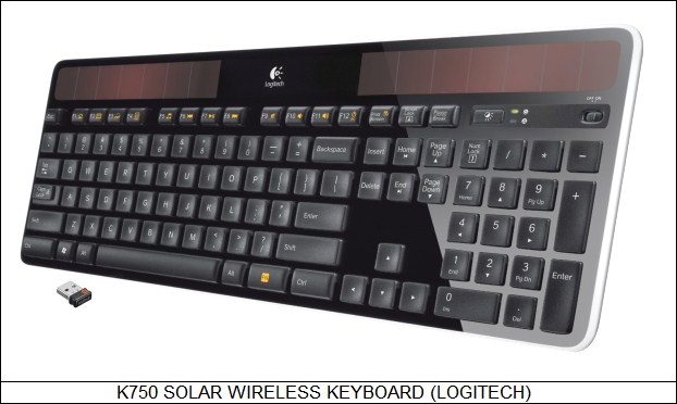 Logitech K750 solar wireless keyboard
