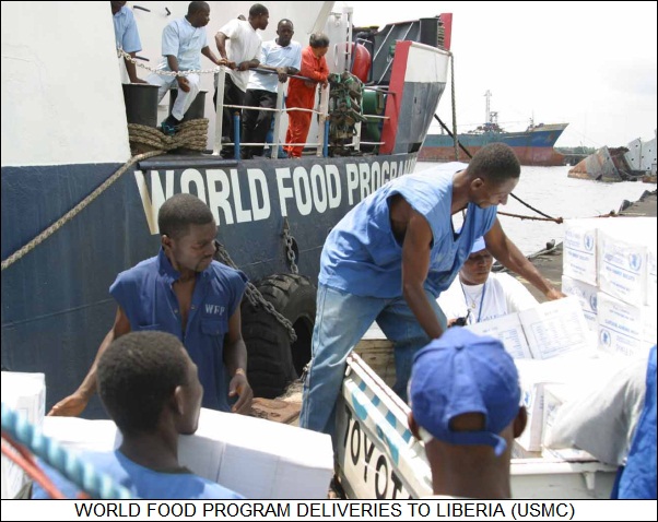 WFP food aid to Liberia