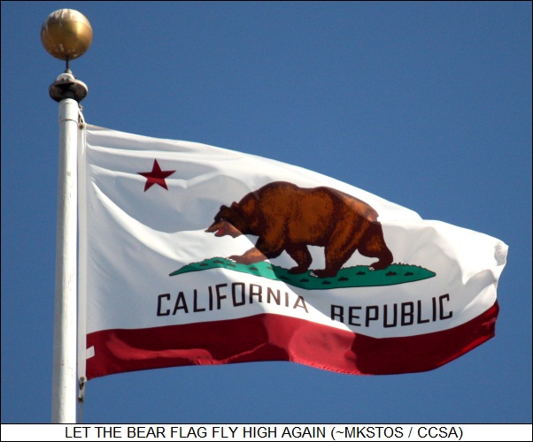 raise the Bear State flag proudly again