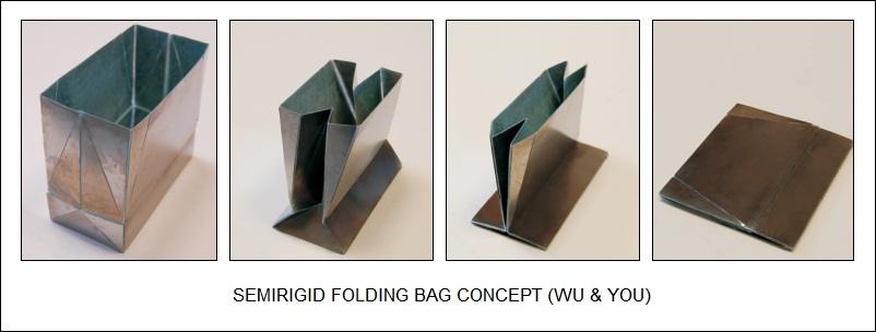 semirigid folding bag concept