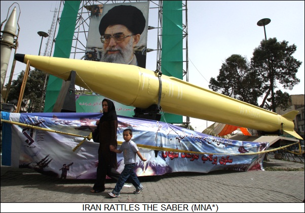 Iran rattles the saber