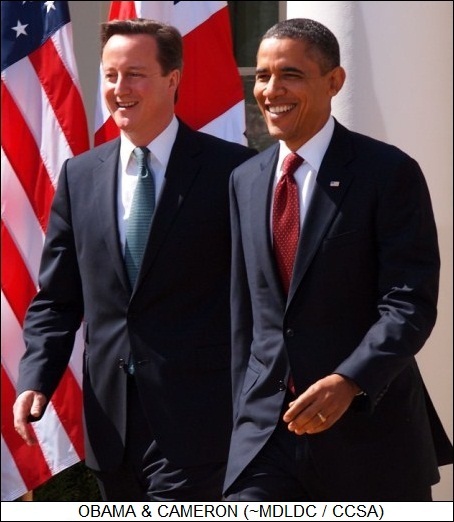 Cameron & Obama at the White House