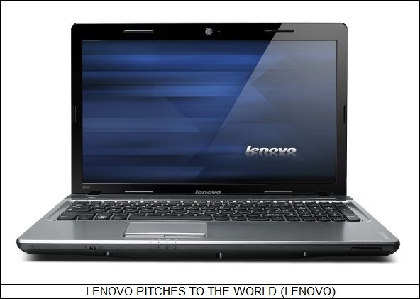 Lenovo sells to the world