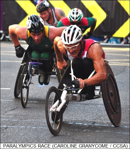 Paralypics marathon race