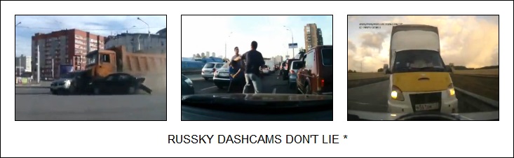 Russky dashcams don't lie