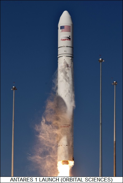 Antares 1 launch