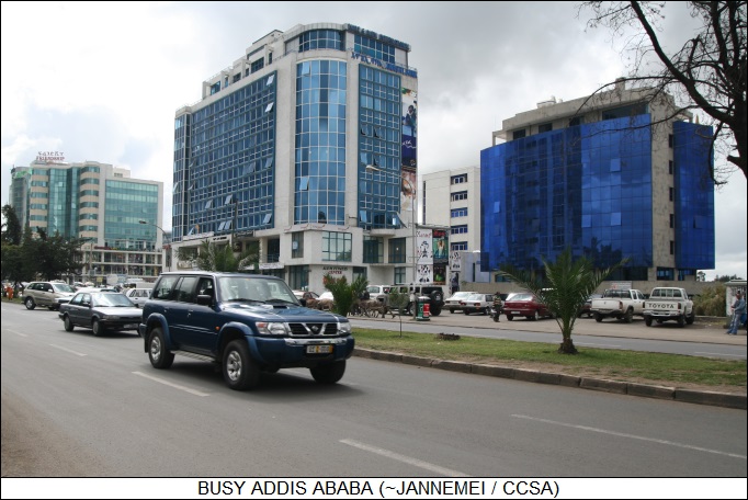 busy Addis Ababa