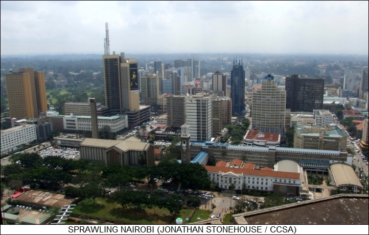sprawling Nairobi