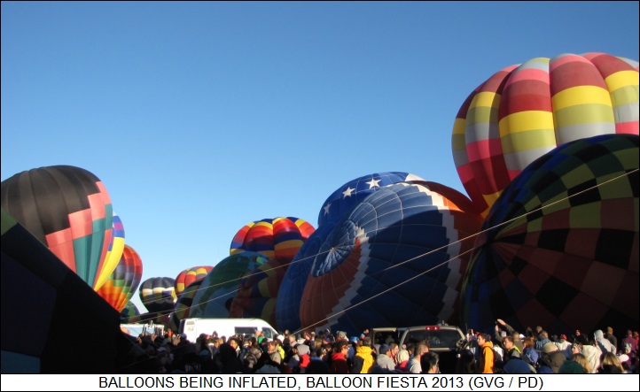 balloons in inflation, Balloon Fiesta 2013