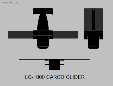 LG-1000 cargo glider