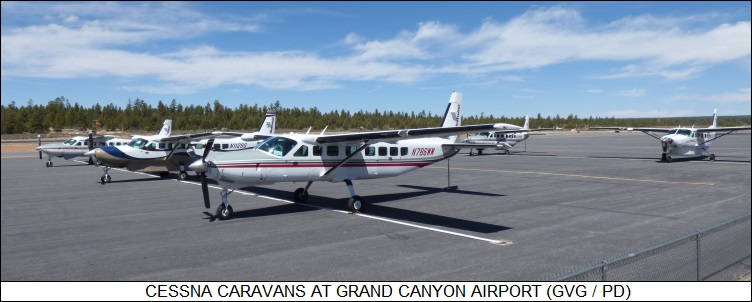Cessna Caravans at Grand Canyon Airport