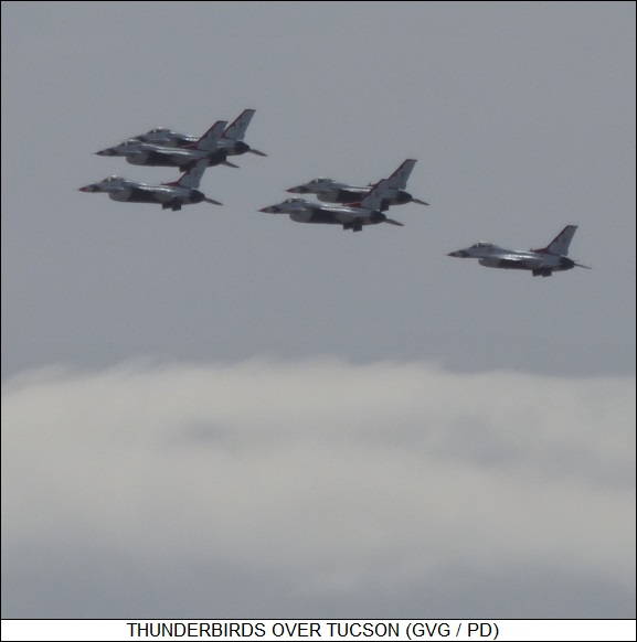 USAF Thunderbirds over Tucson