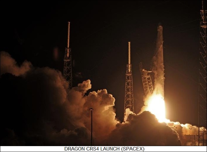 Dragon CRS4 launch