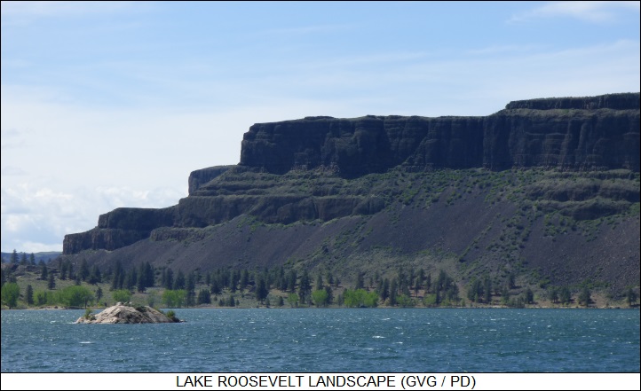 Lake Roosevelt landscape