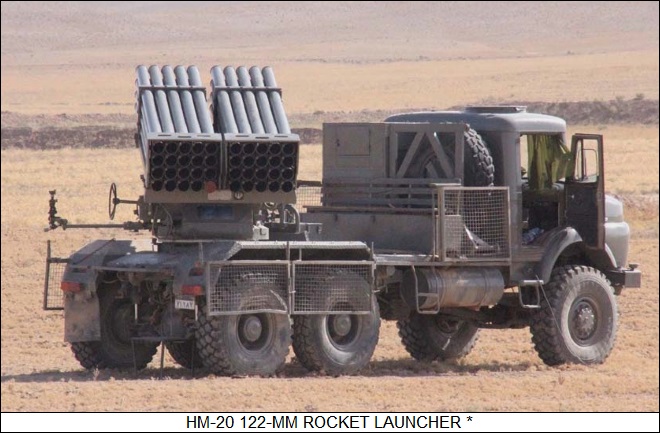 Iranian HM-20 rocket launcher
