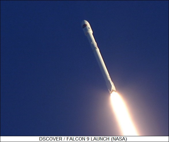 DSCOVR launch on Falcon 9