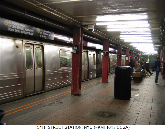 34th Street subway station, NYC