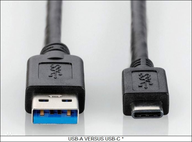 USB-A versus USB-C