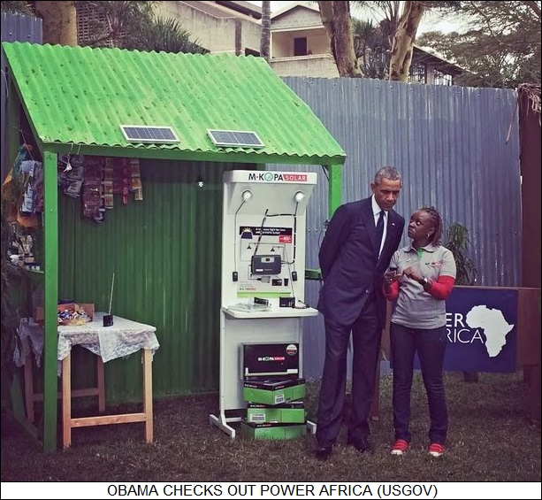 Obama inspects Power Africa